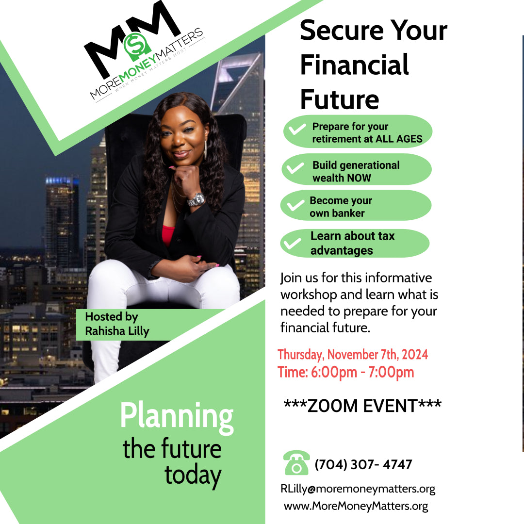 Secure Your Financial Future Zoom Workshop